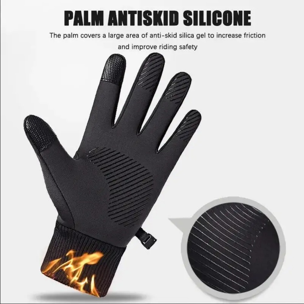 Ski Glove Waterproof - Zimowe rękawice dotykowe z pełnymi palcami,