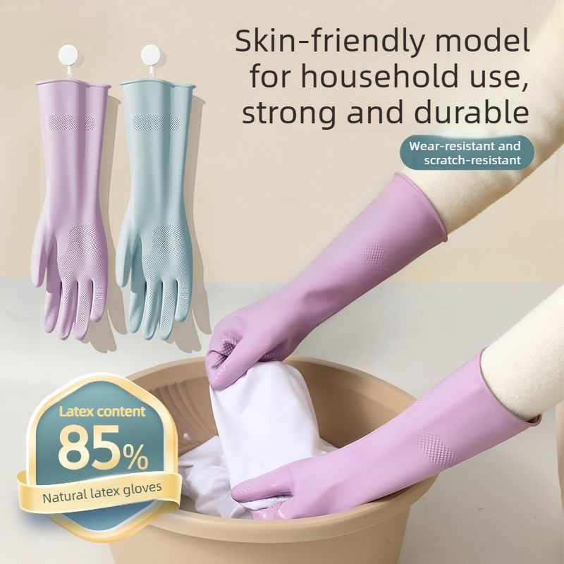 Dish Glove Rubber - Rękawice do mycia naczyń z lateksu,