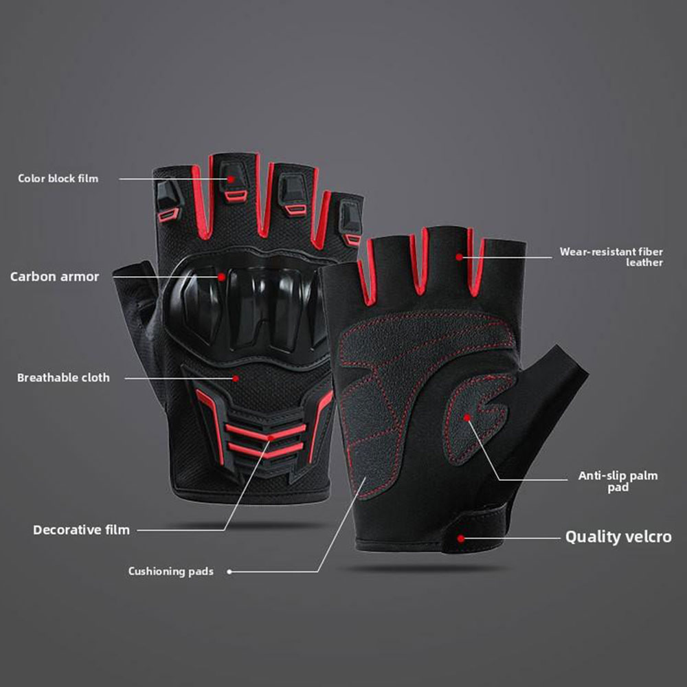 Oddychające rękawice motocyklo – Cycling Glove Padded recenzja i cena