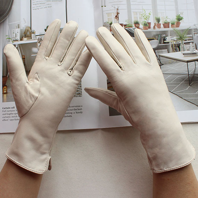 Damskie kolorowe rękawiczki ze – Leather Driving Glove recenzja i cena