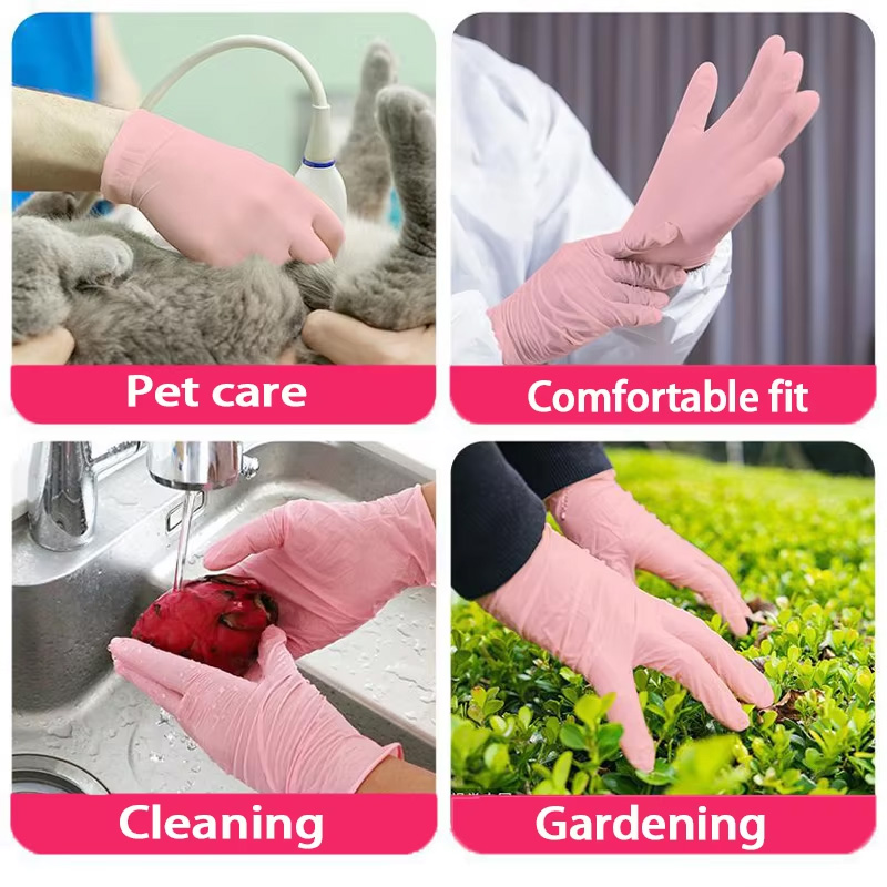 20/50/100/200 różowych jednora – Rubber Glove Cleaning recenzja i cena